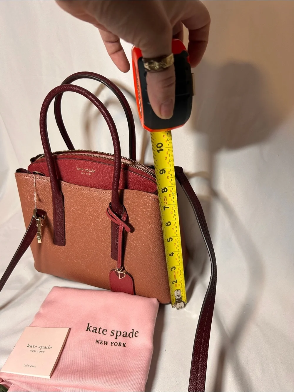 Kate Spade New York Margaux Medium Satchel in pebbled leather